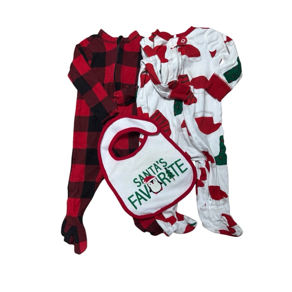 Christmas Holiday Baby Bundle Sleep and Plays 6 to 9 Months